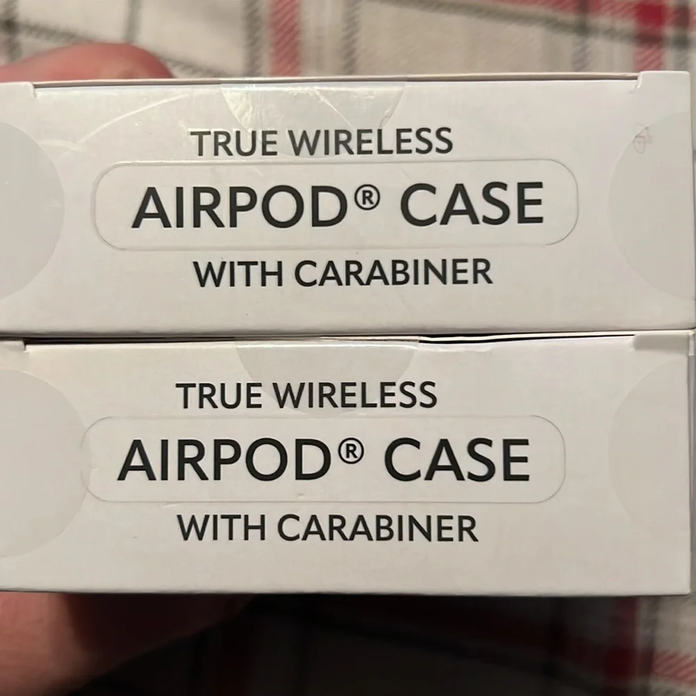 BYTECH True Wireless Airpod case with Carabiner Avacado brand new never opened.